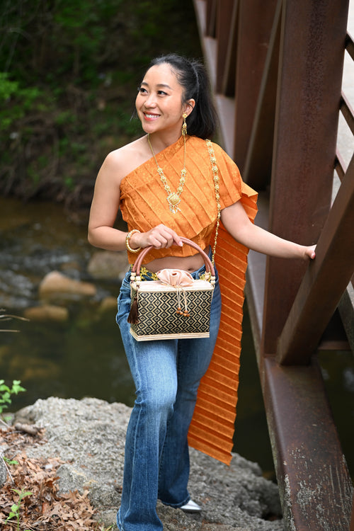 Black Purse Thai Design